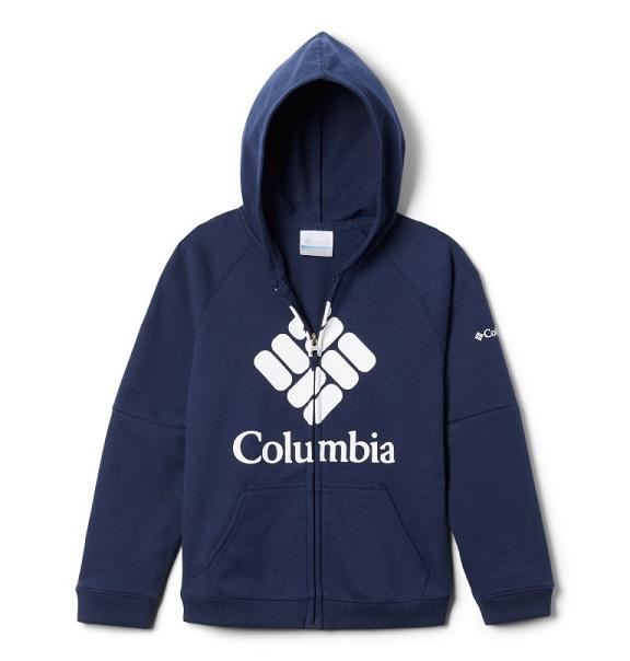 Columbia Boys Hoodies UK - Logo Clothing Navy UK-528464